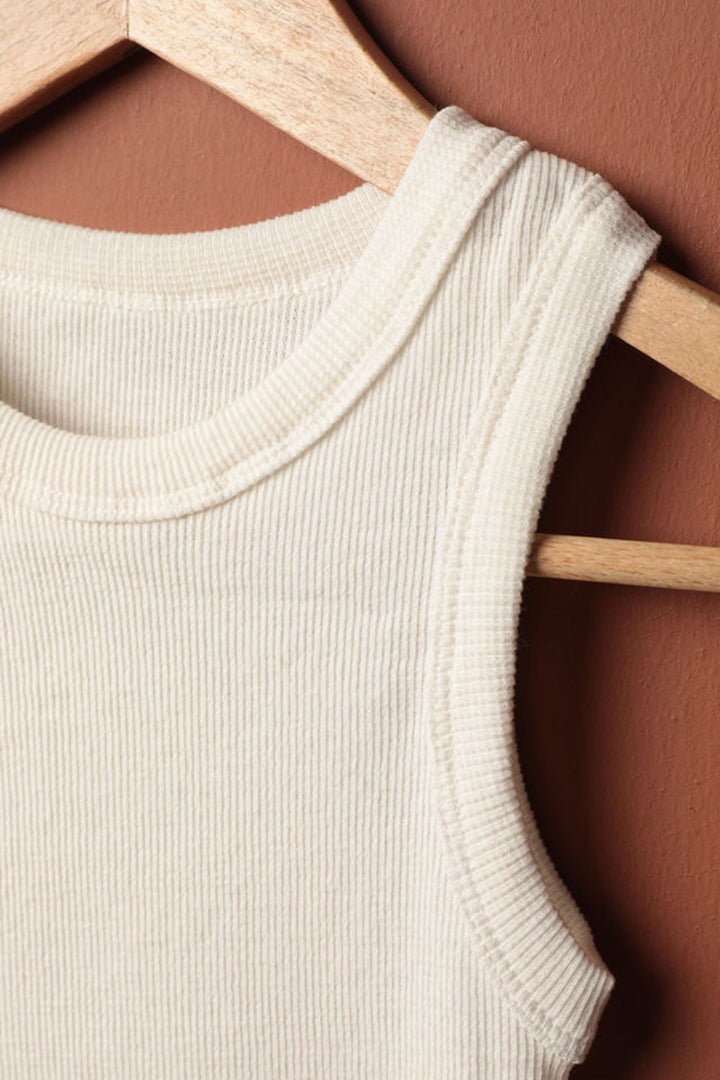 KKT Camisole Fabric Halter Collar Women's Blouse-Cream - Odessa