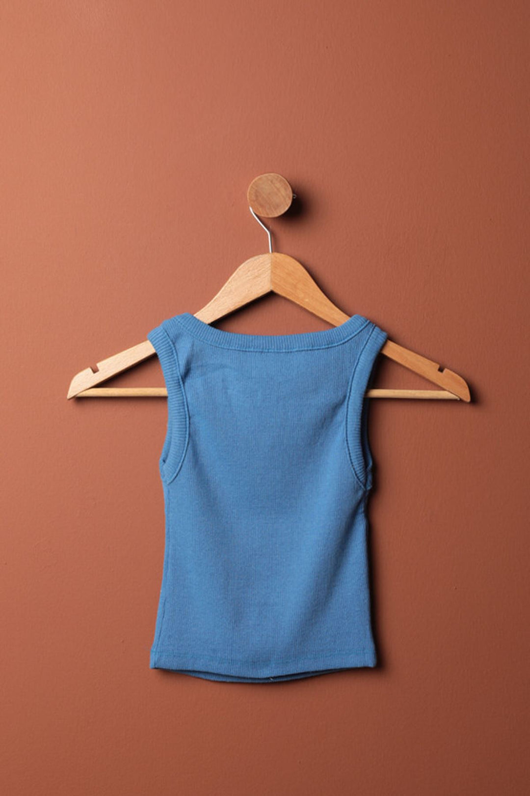 KKT Camisole Fabric Halter Neck Women's Blouse-İndigo - Woodlawn