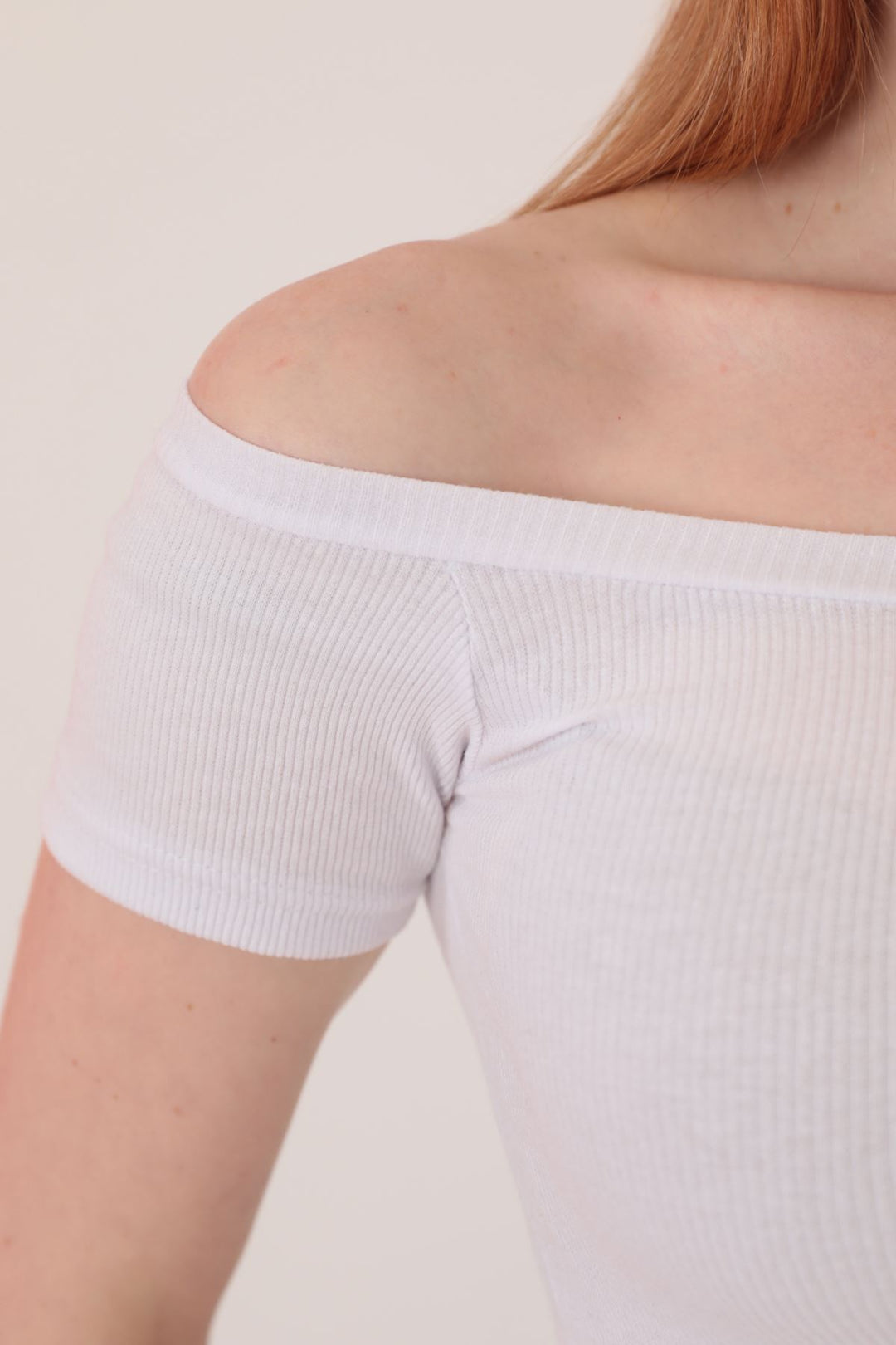 KKT Camisole Fabric Madonna Collar Women's Blouse-Ecru - Santiago Tianguistenco