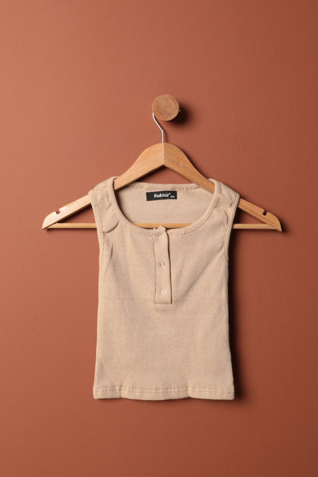 KKT Camisole Fabric Women's Blouse-Beige - Herriman