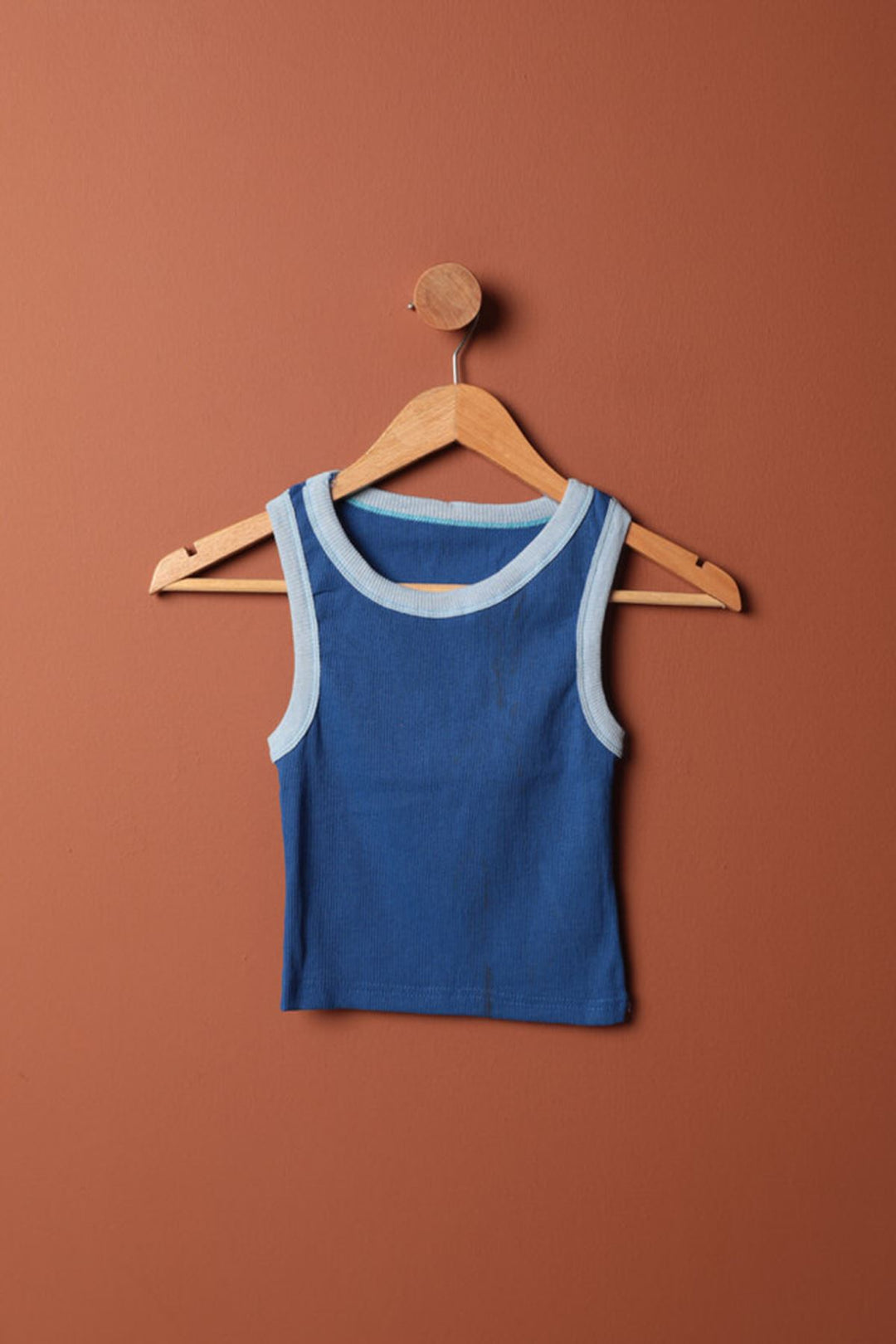 KKT Camisole Fabric Halter Collar Women's Blouse-Royal - Victoria