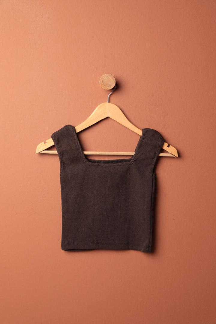 KKT Camisole Fabric Sleeveless Women's Blouse-Brown - Richfield