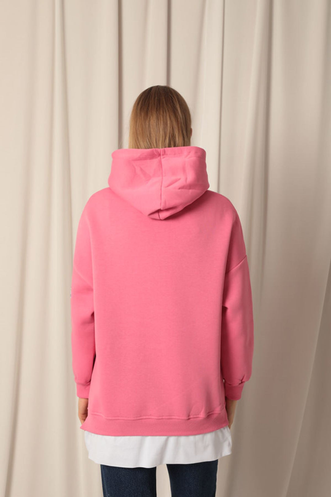KKT Three Thread Fabric Hooded Women's Pink Sweat - Fort Myers