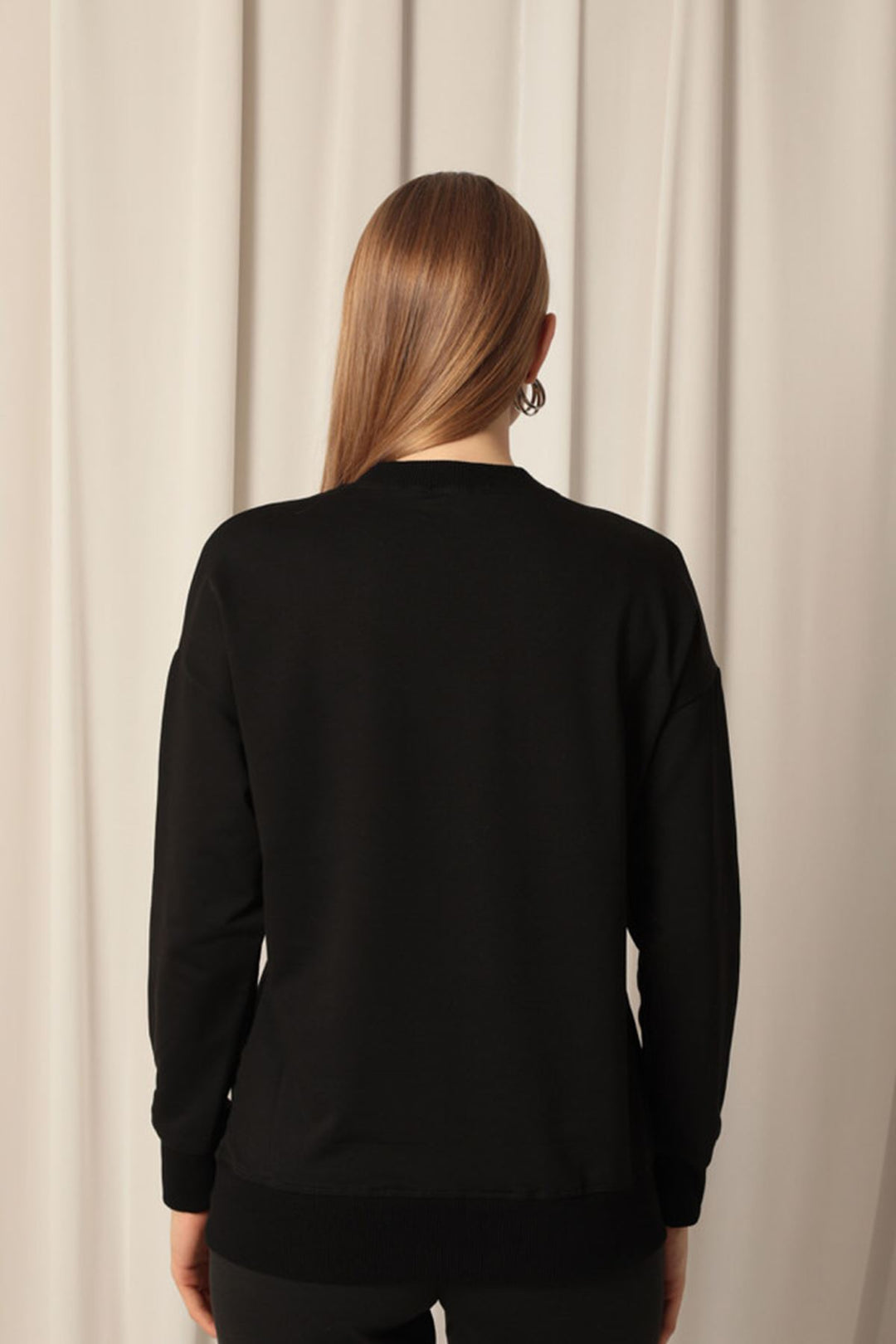 KKT Two Thread Fabric Women's Black Sweat - Legnano