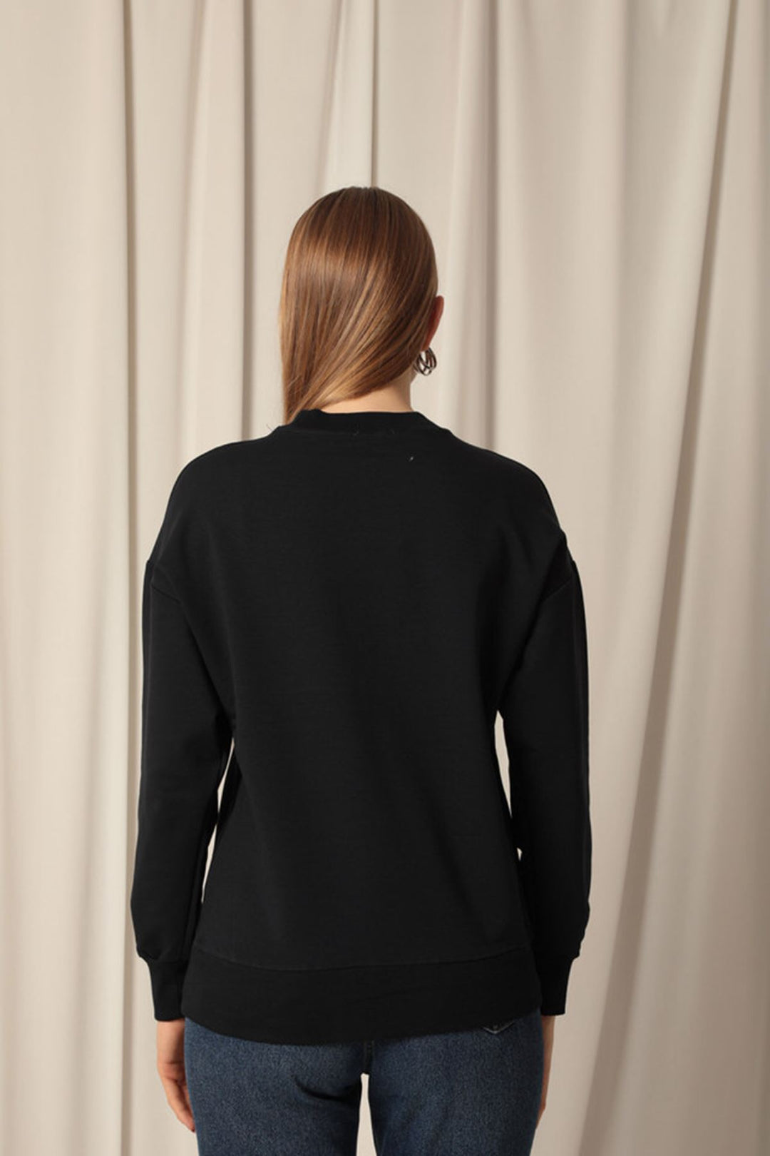 KKT Double Yarn Fabric Women's Navy Blue Sweat - Mislata