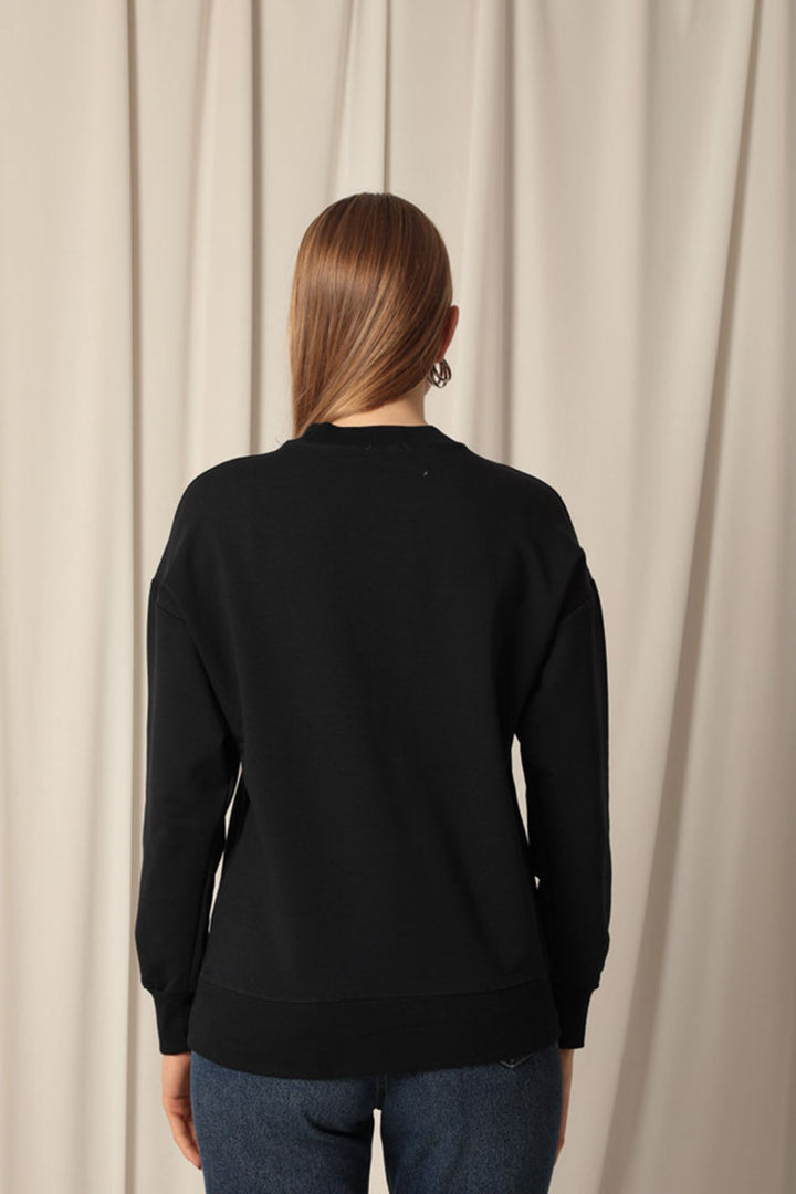 KKT Double Yarn Fabric Women's Navy Blue Sweat - Mislata