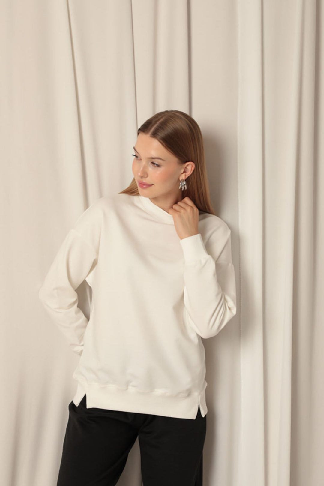 KKT Two Yarn Fabric Women's Ecru Sweat - Leipzig