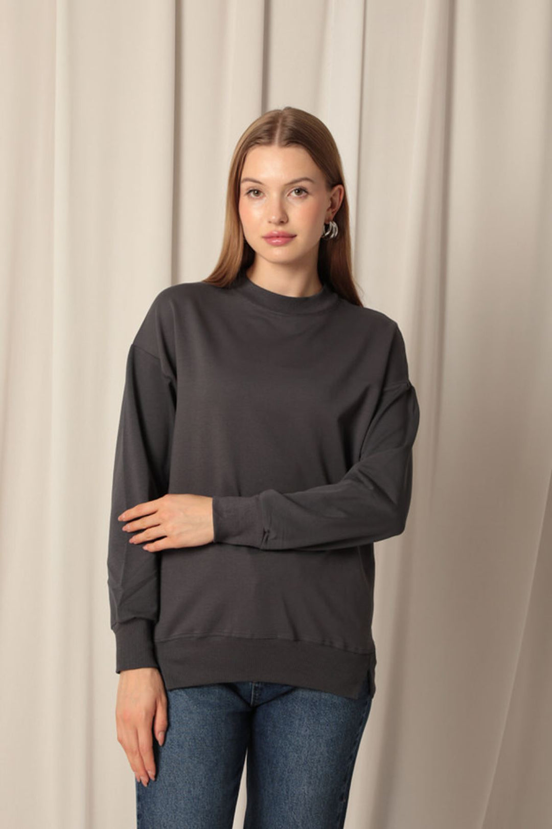 KKT Two Yarn Fabric Women's Anthracite Sweat - Fort Wayne