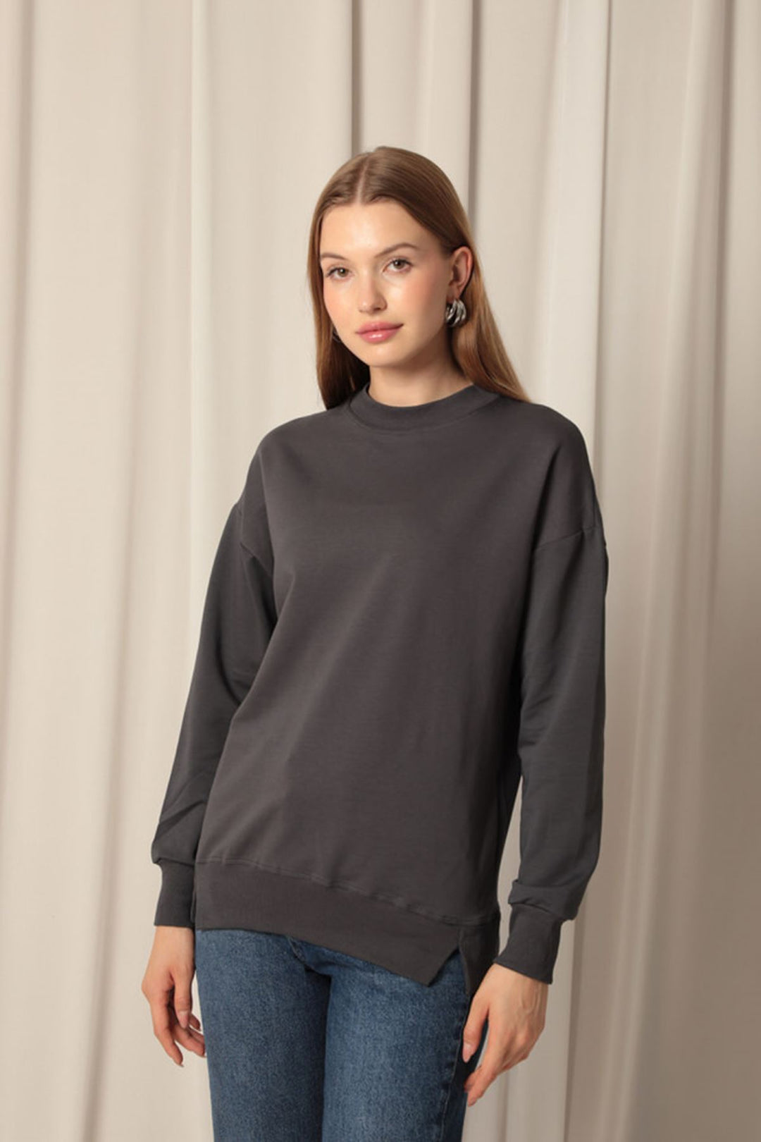 KKT Two Yarn Fabric Women's Anthracite Sweat - Fort Wayne