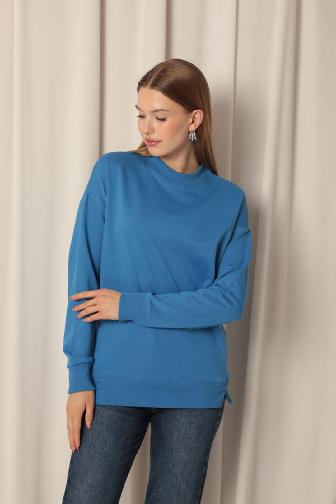 KKT Two Yarn Fabric Women's Saxe Sweat - Laval