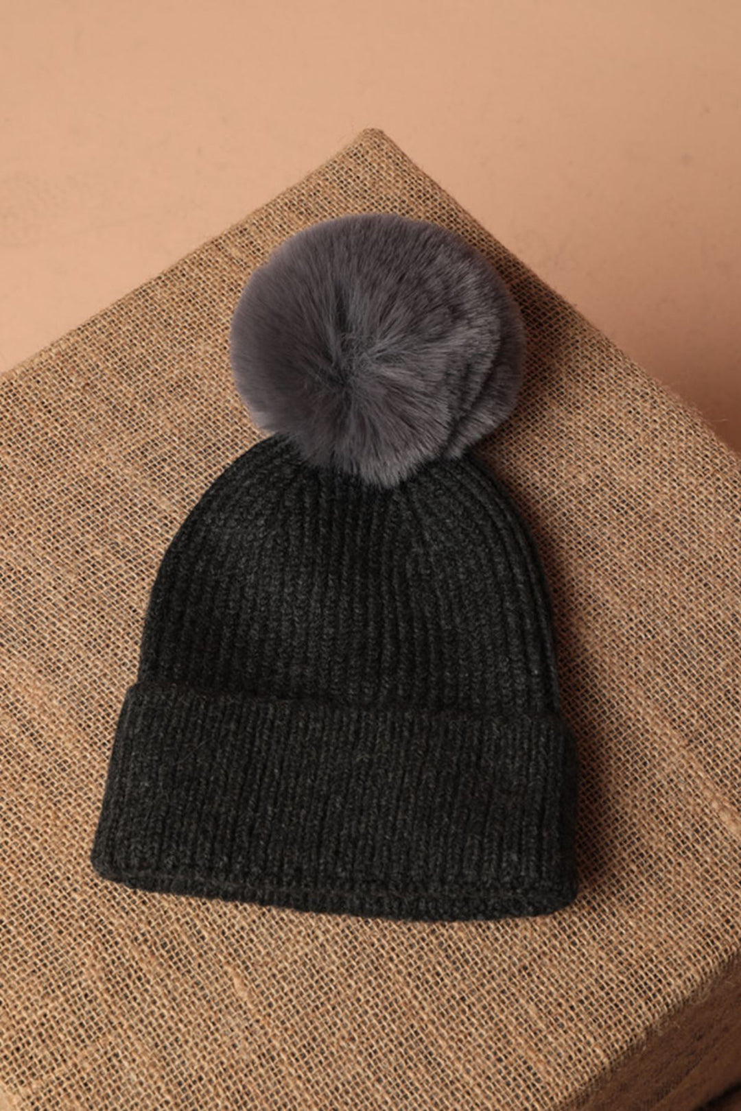 KKT Pompom Women's Anthracite Beret - Penfield