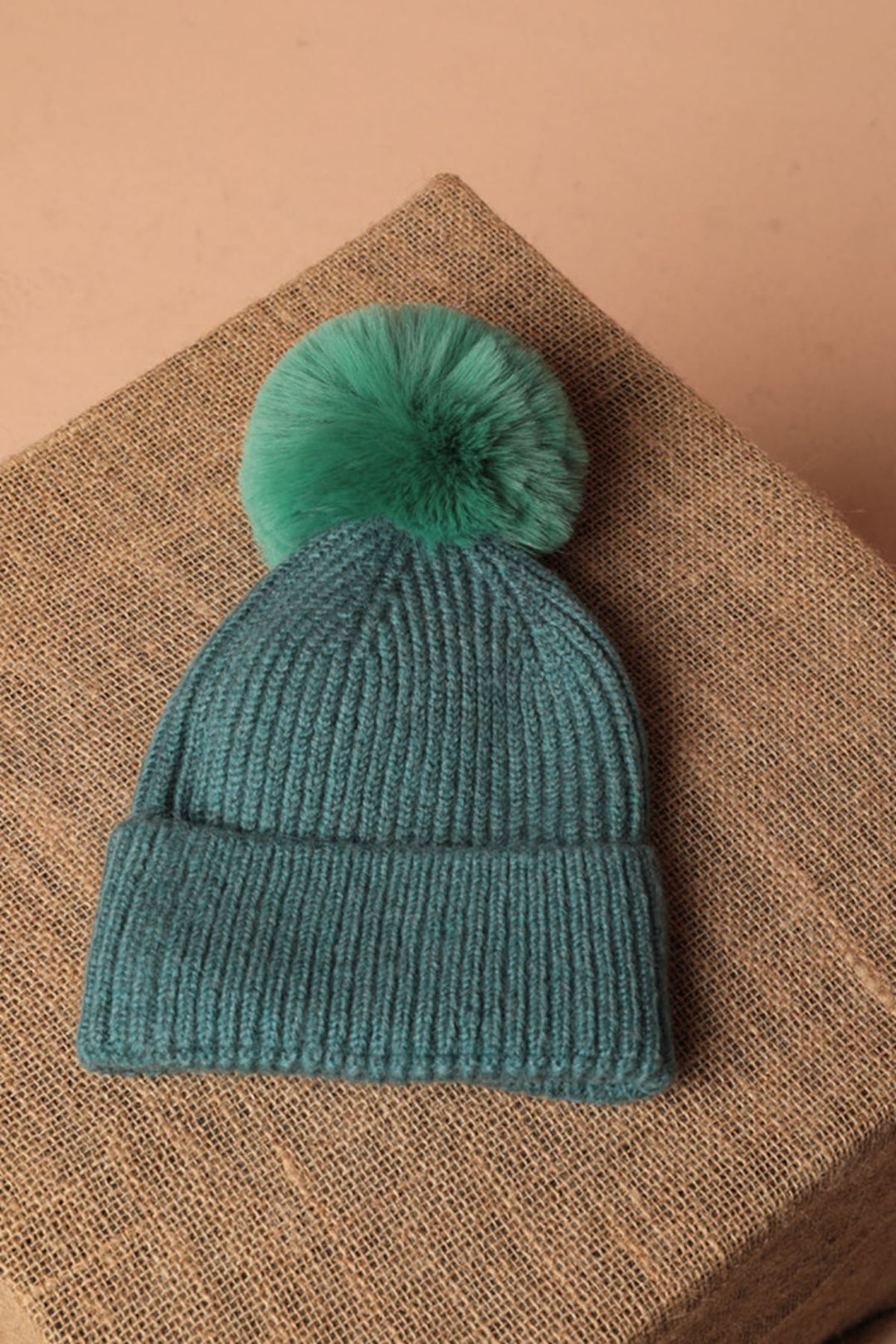 KKT Pompom Women's Petrol Beret - La Seyne-sur-Mer