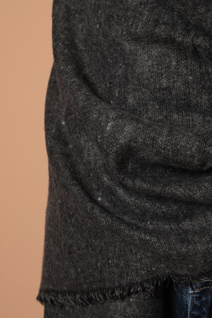 KKT Double Sided Women's Shoulder Anthracite Shawl Scarf - Gallatin