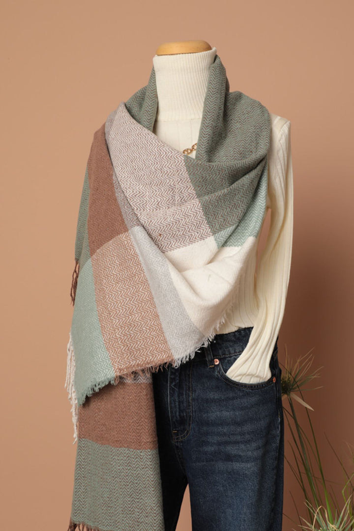 KKT Soft Texture Women's Mint Shoulder Shawl Scarf - Anaheim