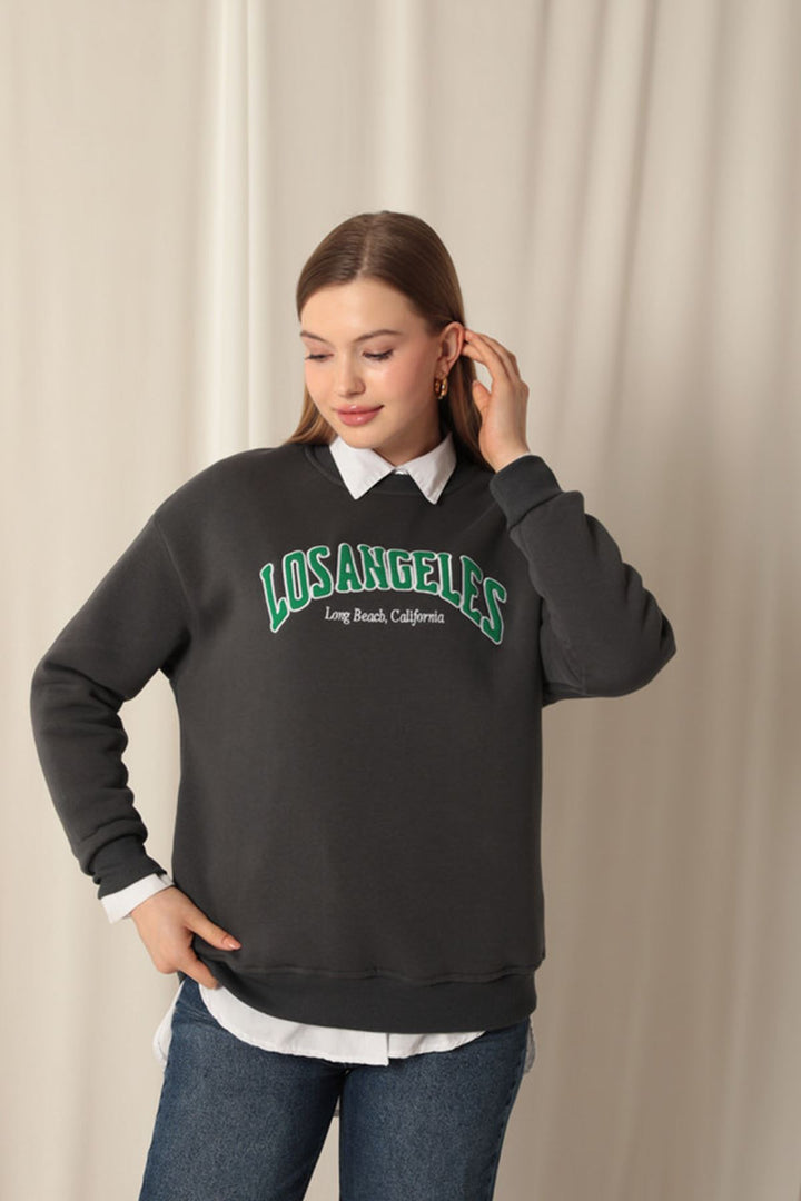 KKT Women's Zero Collar Anthracite Sweat - Mansfield