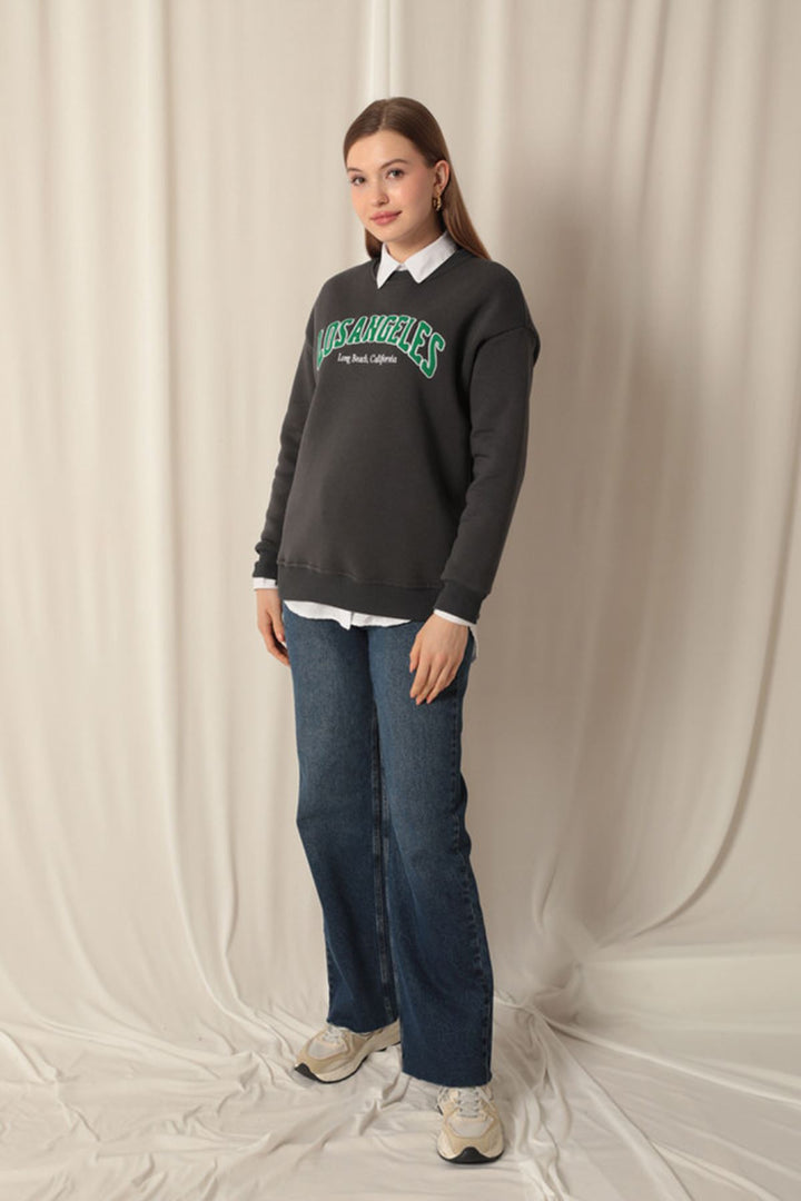 KKT Women's Zero Collar Anthracite Sweat - Mansfield