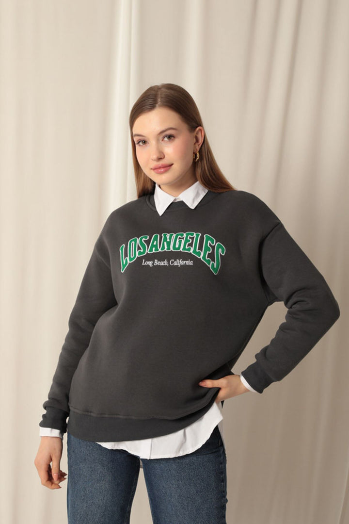 KKT Women's Zero Collar Anthracite Sweat - Mansfield