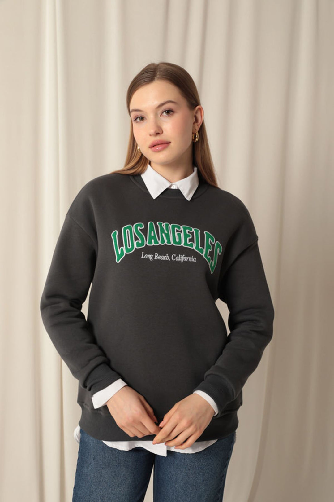 KKT Women's Zero Collar Anthracite Sweat - Mansfield