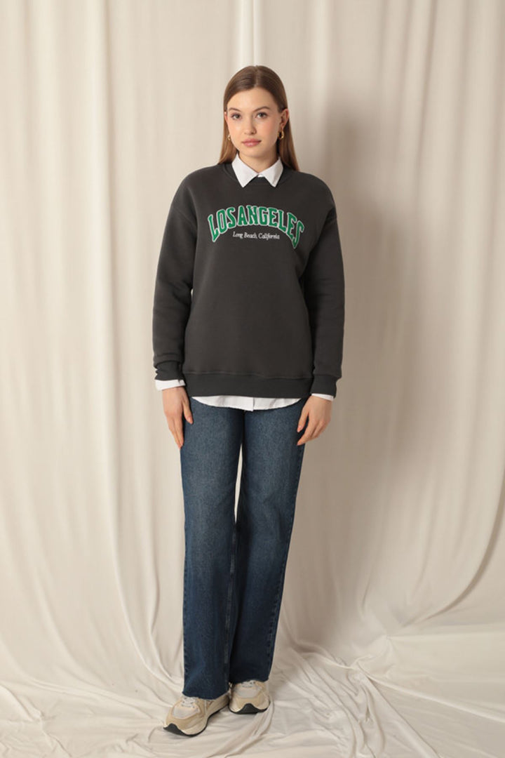 KKT Women's Zero Collar Anthracite Sweat - Mansfield