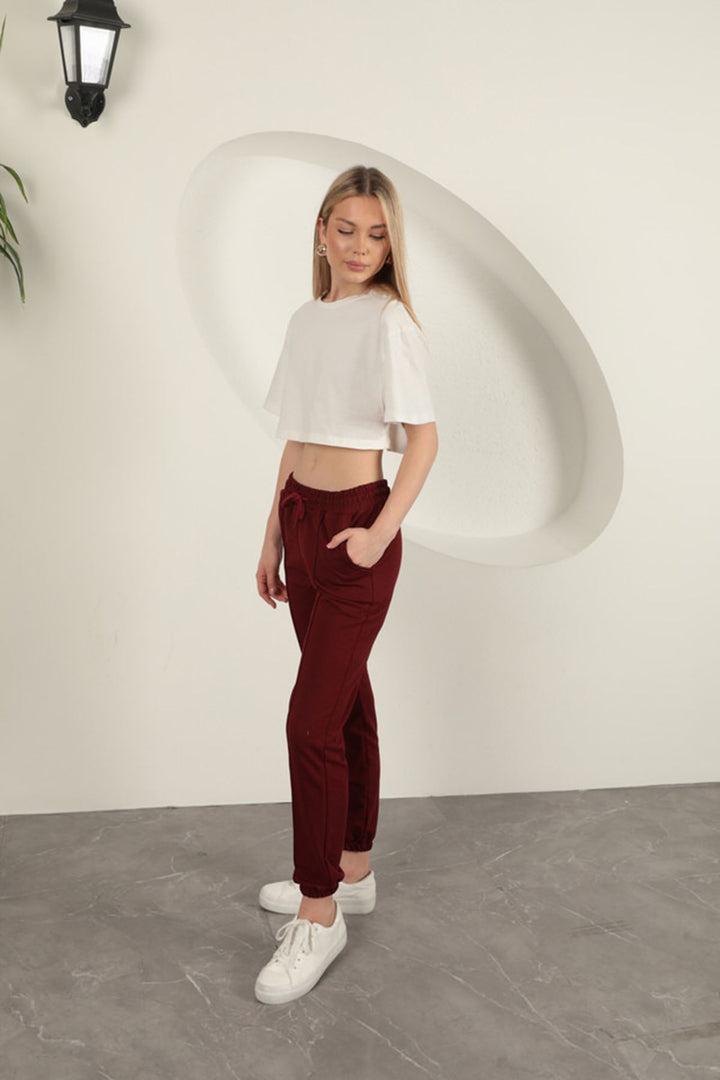 KKT Women's Tracksuit-Burgundy - Freising