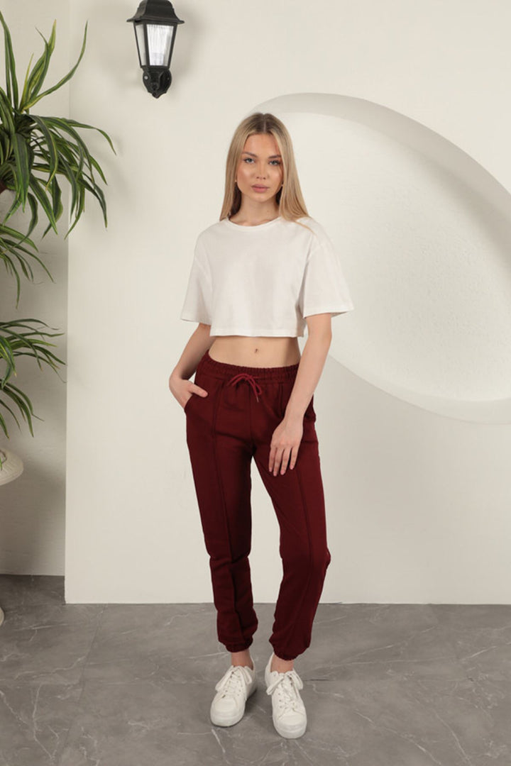 KKT Women's Tracksuit-Burgundy - Freising