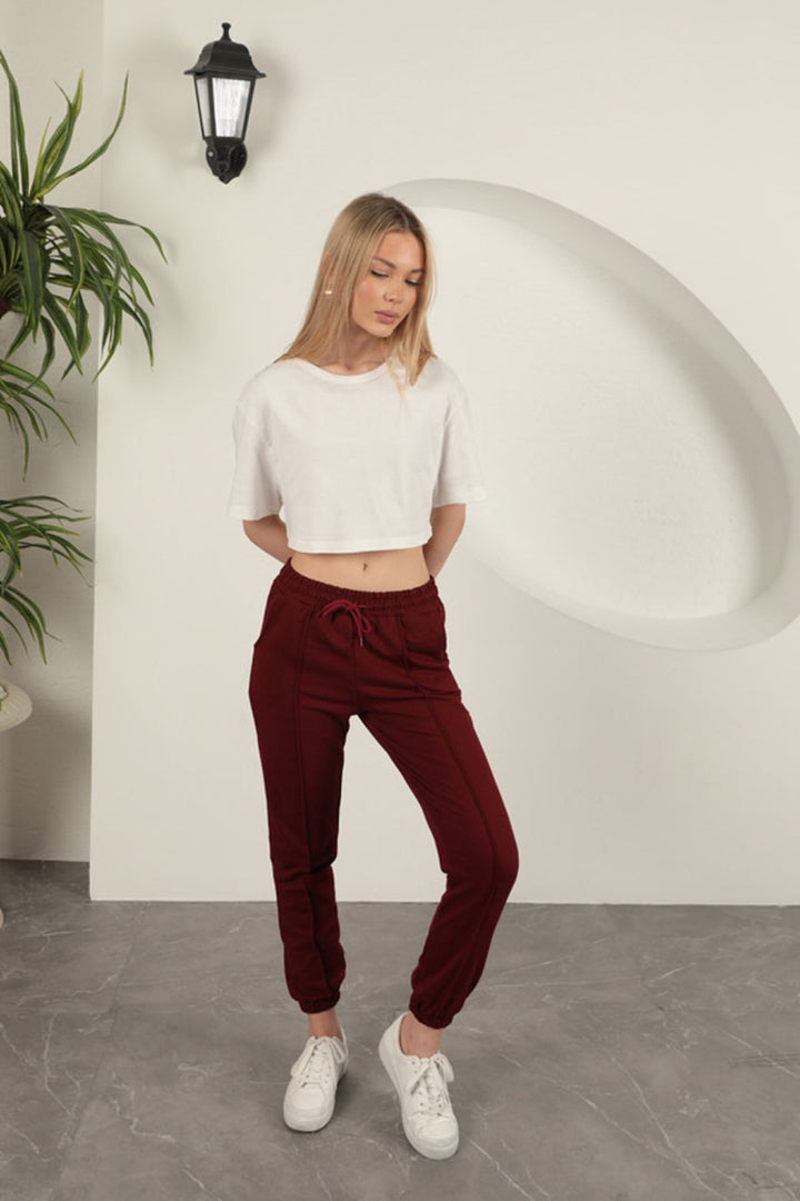 KKT Women's Tracksuit-Burgundy - Freising