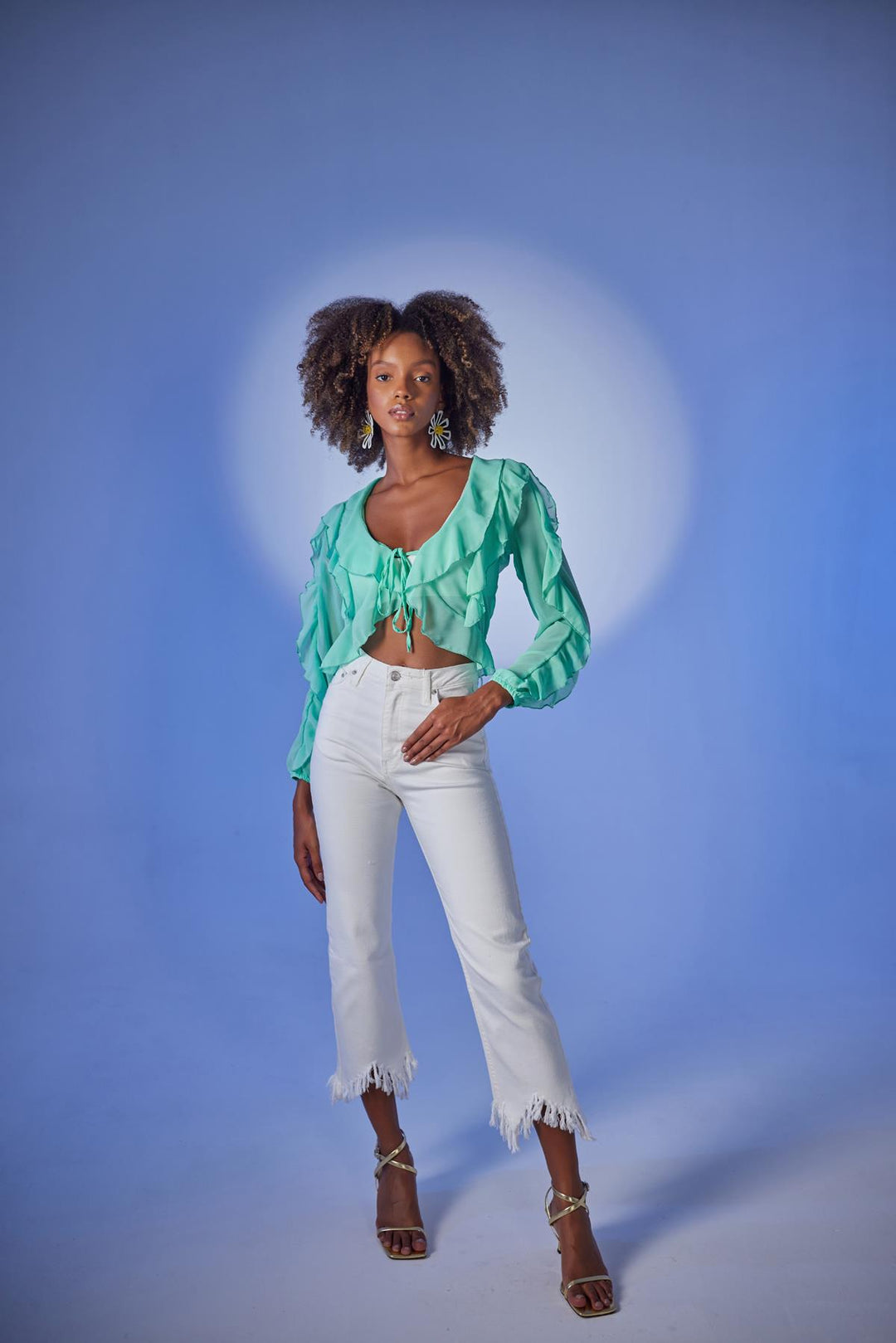 HLLY Women Elsa Blouse Green - Nikopol