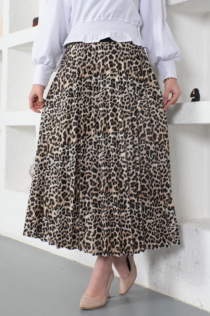 BNG Women Leopard Pattern Skirt Leopard - Clermont