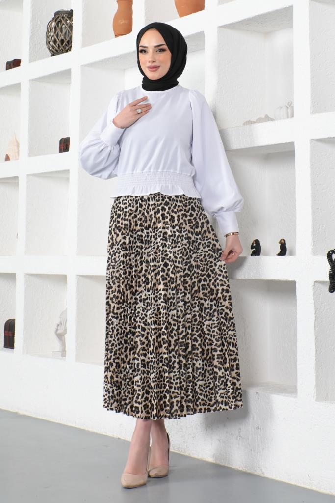 BNG Women Leopard Pattern Skirt Leopard - Clermont