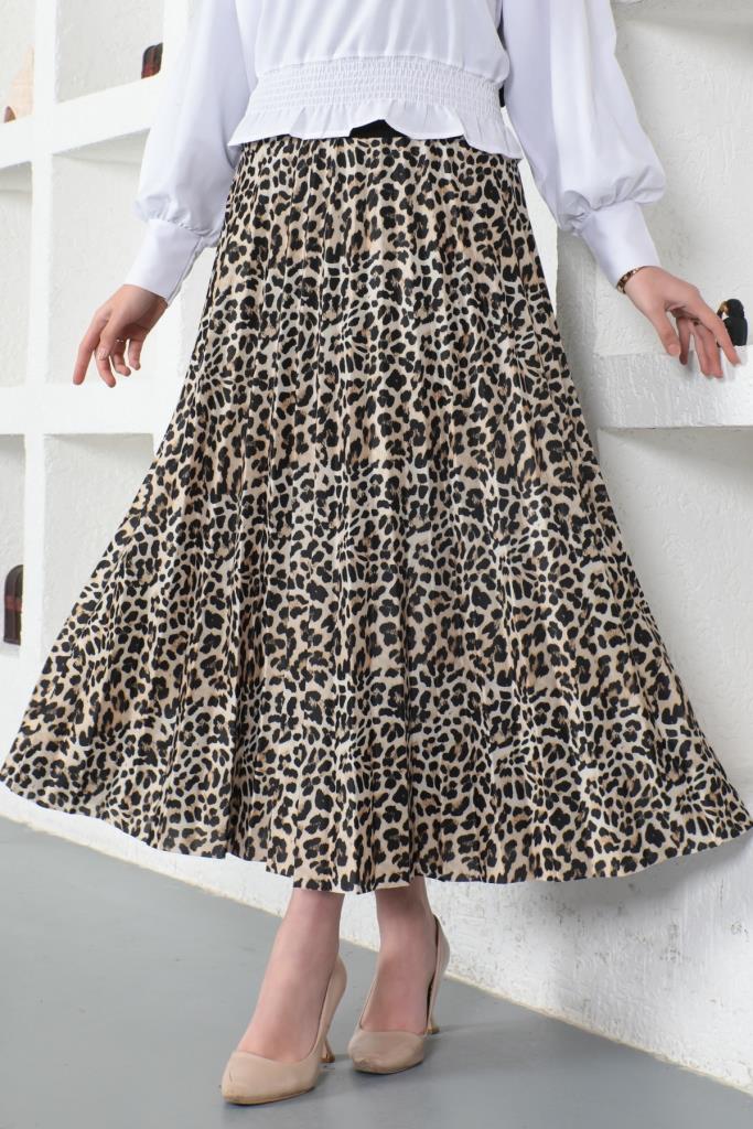 BNG Women Leopard Pattern Skirt Leopard - Clermont