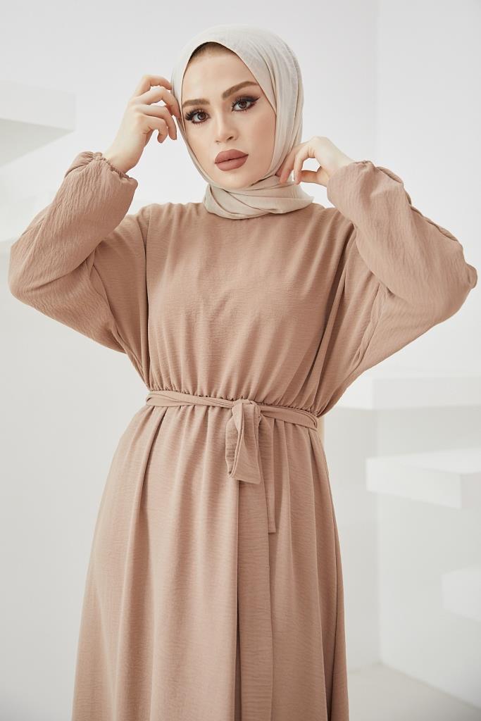 BNG Women Aerobin Hijab Dress Beige - Clermont
