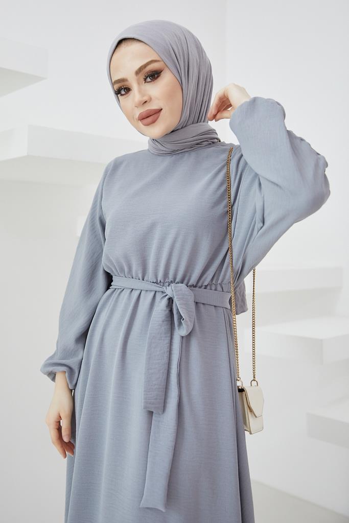 BNG Women Aerobin Hijab Dress Gray - Clermont