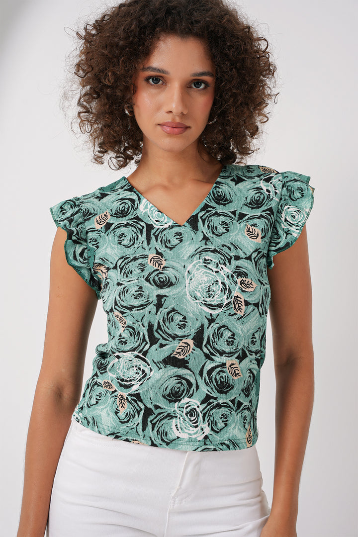 BGD Women Knitted Blouse - C. Çağla - Gresham