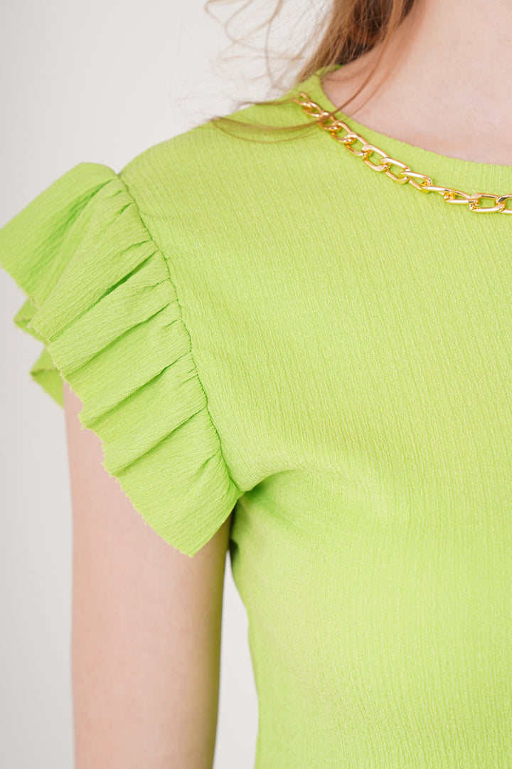 BGD Women Knitted Blouse - E.Green - Avondale