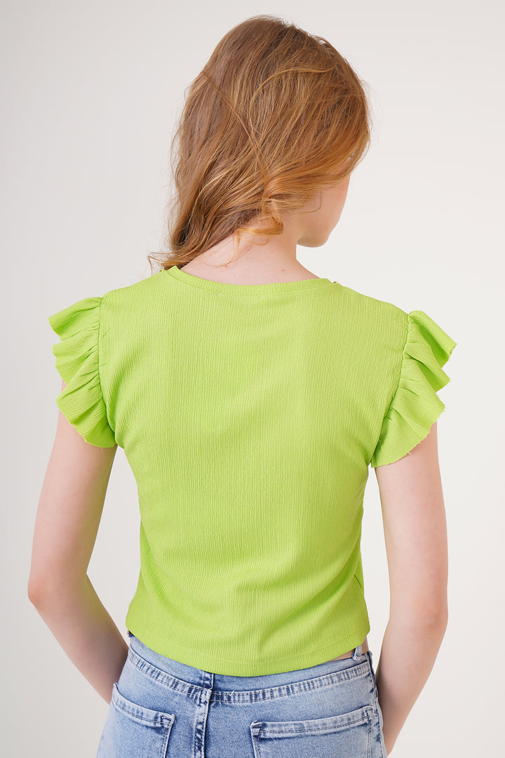 BGD Women Knitted Blouse - E.Green - Avondale