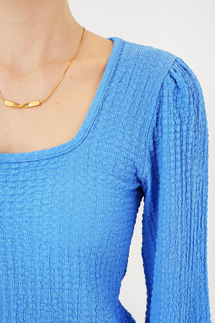 BGD Women Long Sleeve Blouse - Saks - Ingelheim