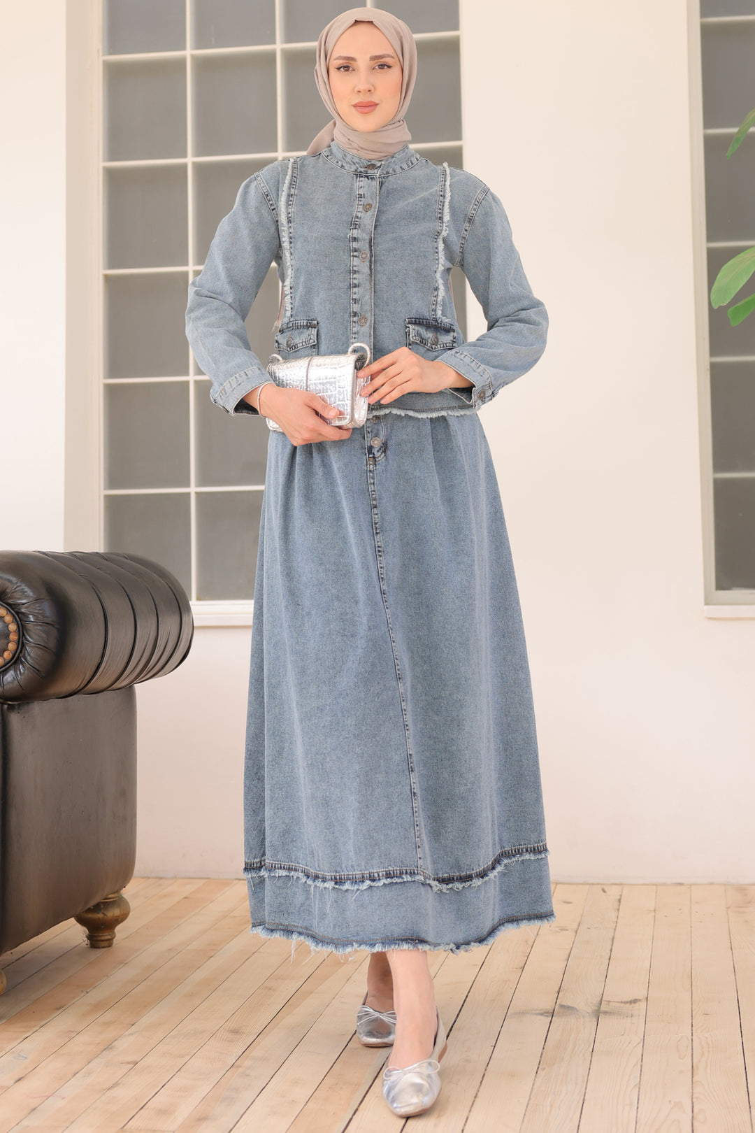 BNG Women Skirt Suit Blue - Clermont