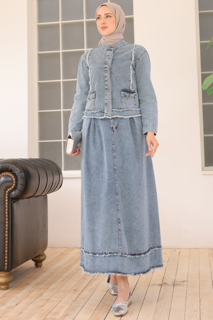 BNG Women Skirt Suit Blue - Clermont