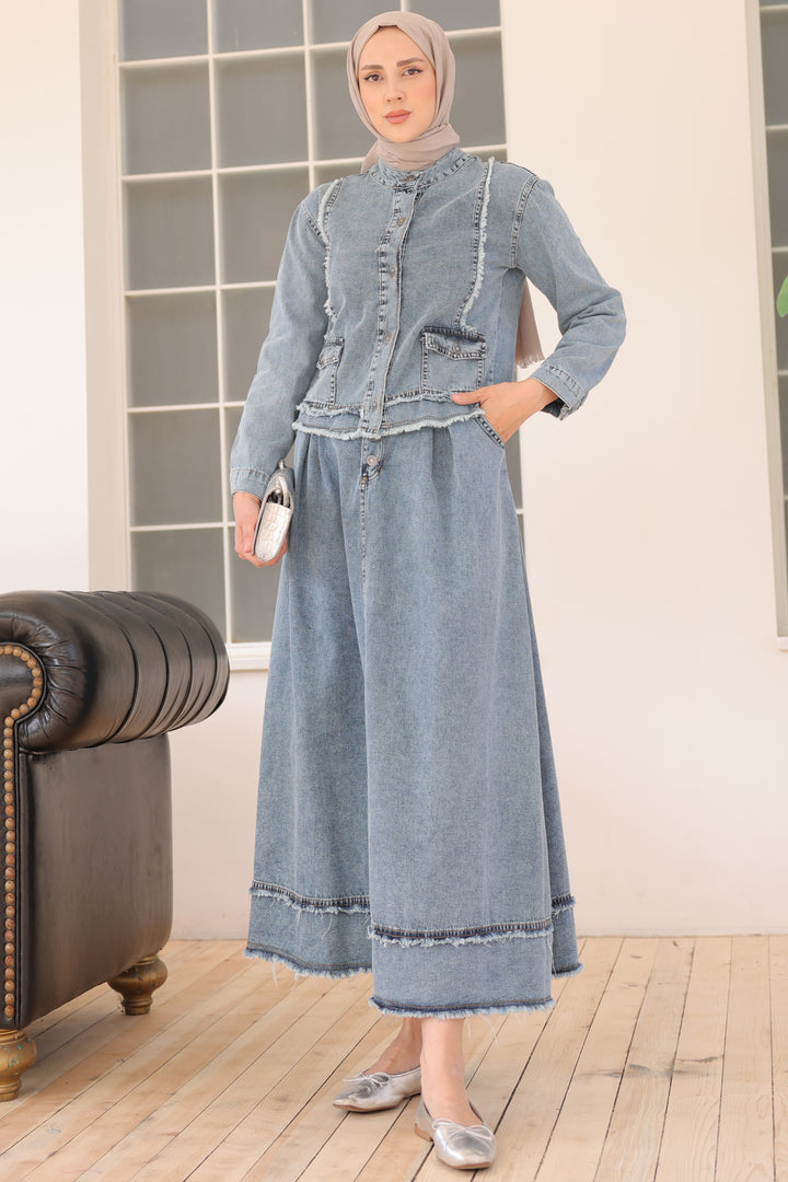 BNG Women Skirt Suit Blue - Clermont