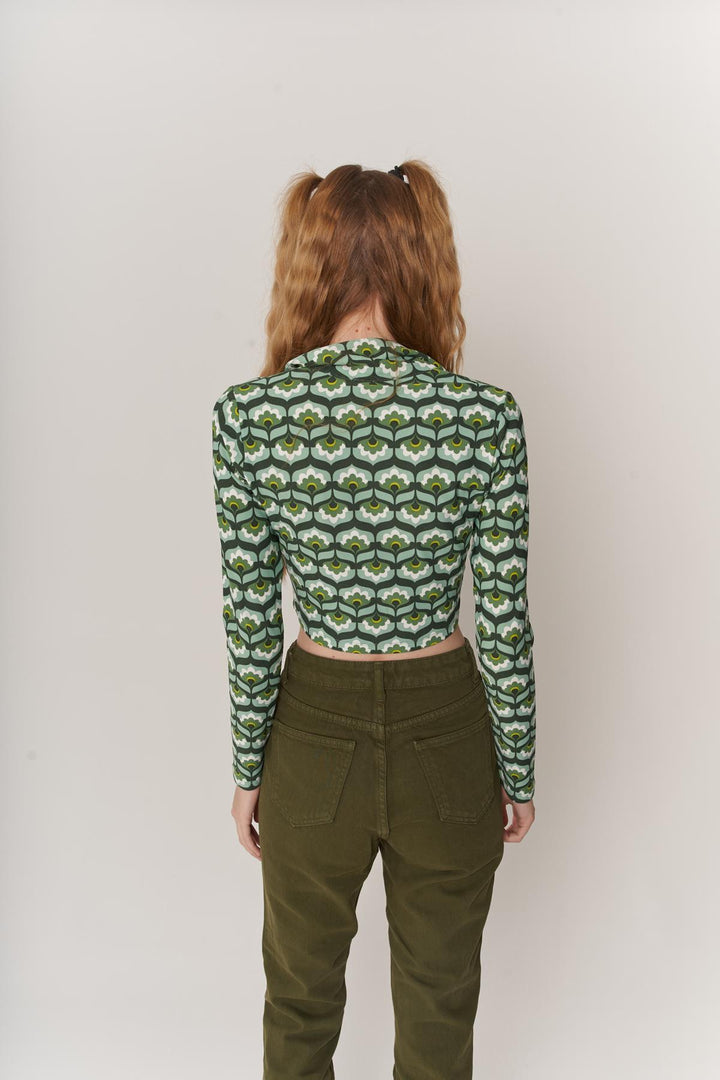 HLLY Women Greeny Blouse Green - Huntington