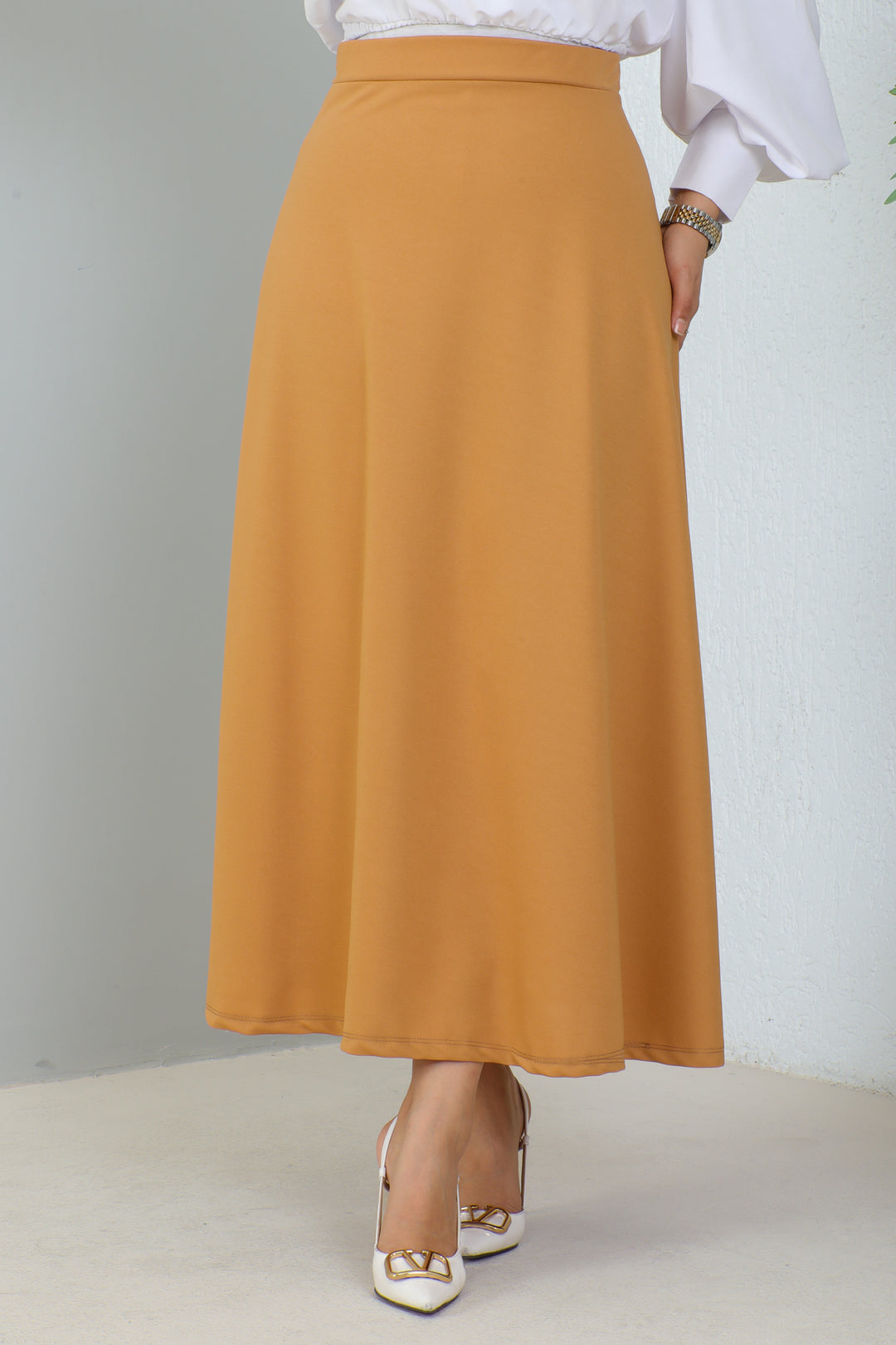 BNG Women Mevlana Modest Skirt Camel - Clermont