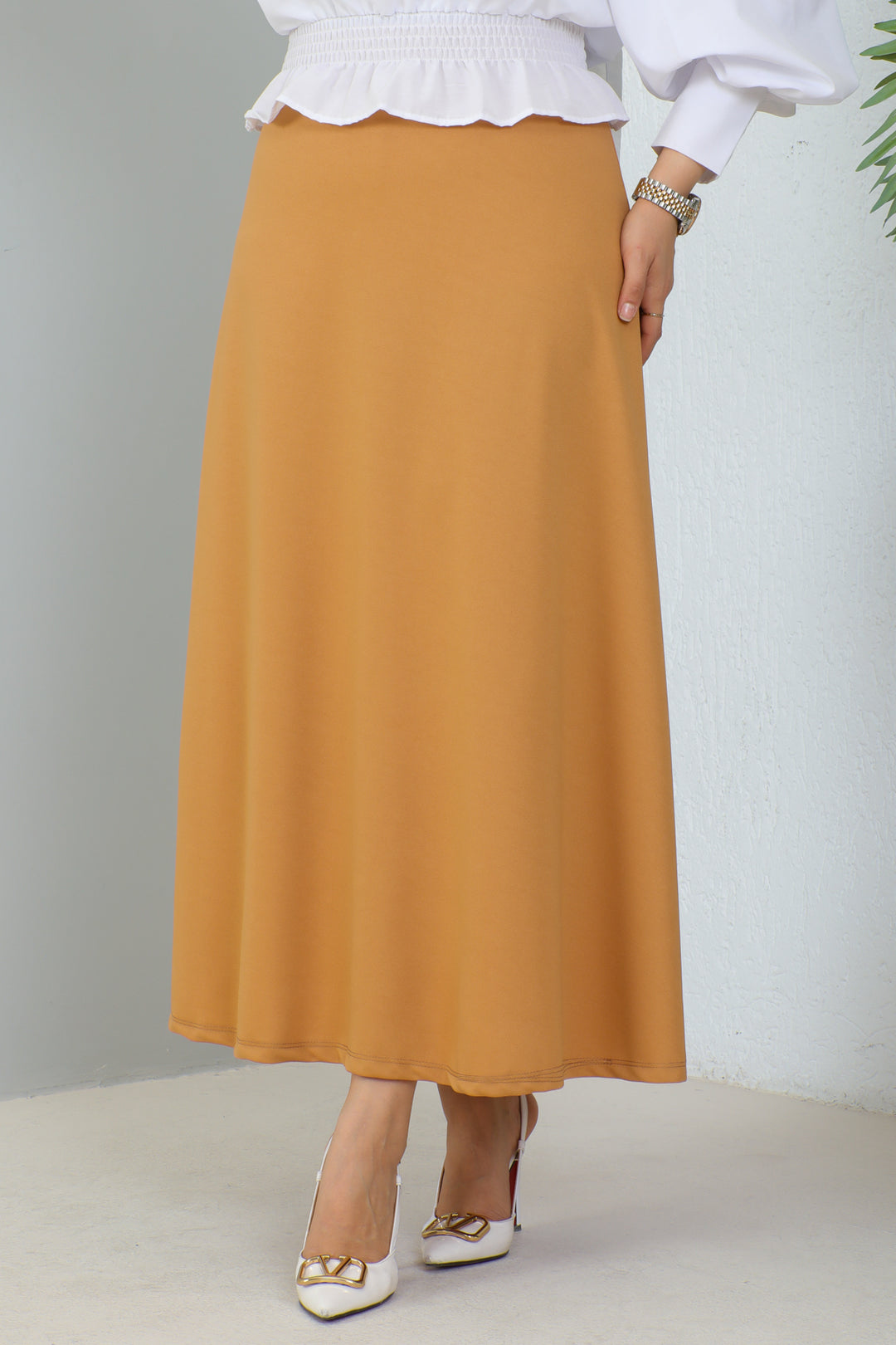 BNG Women Mevlana Modest Skirt Camel - Clermont