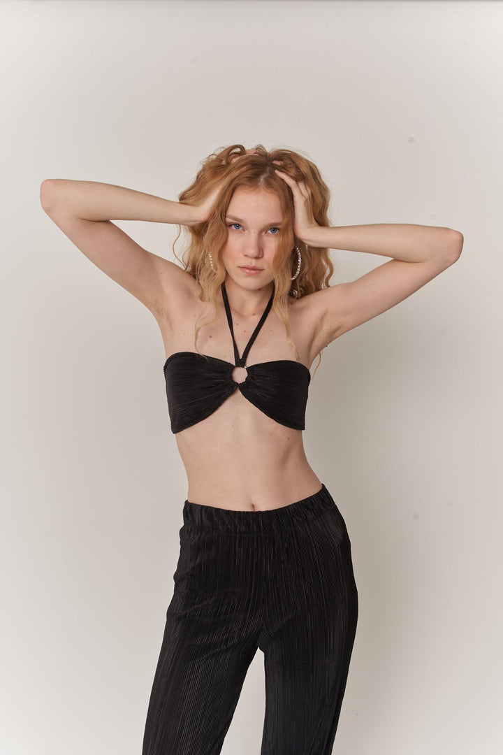 HLLY Women Cardy Sweatshirt Black - Schagen