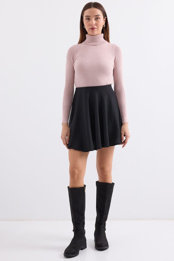 BGD Women Fisherman Collar Sweater - Pink - Avondale