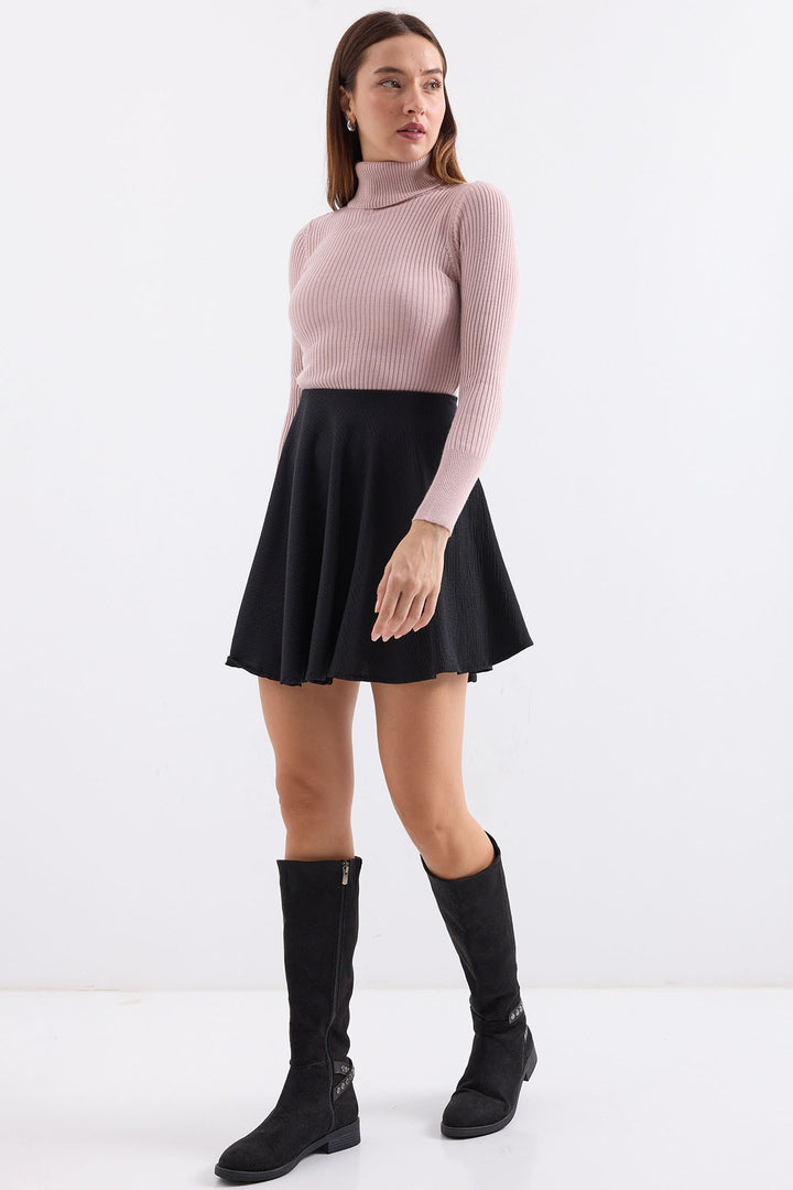 BGD Women Fisherman Collar Sweater - Pink - Avondale