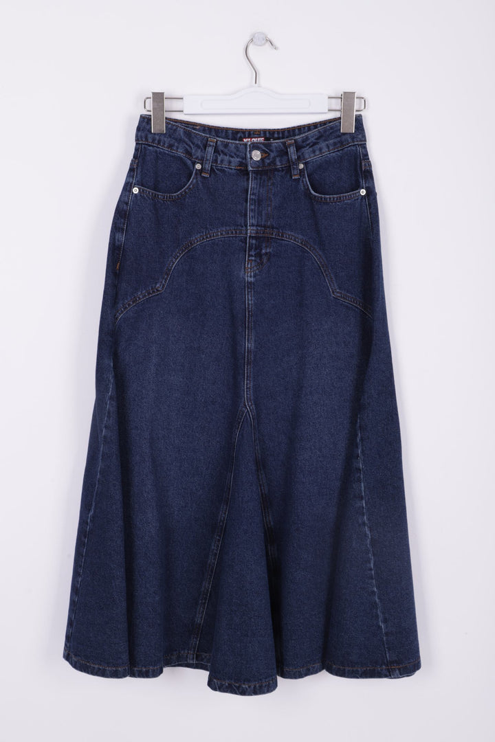 XLJ Long Denim Skirt Shaped Bell - Whangarei