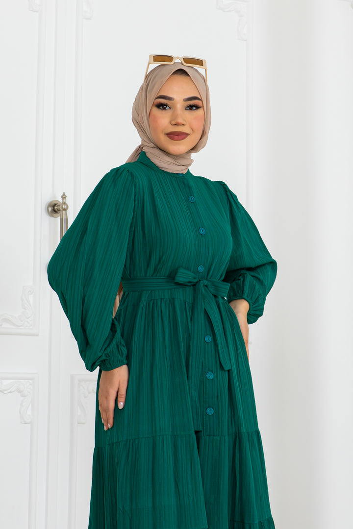 BNG Women Button Detailed Dress Emerald Green 2024 - Heroica Ciudad de Tlaxiaco