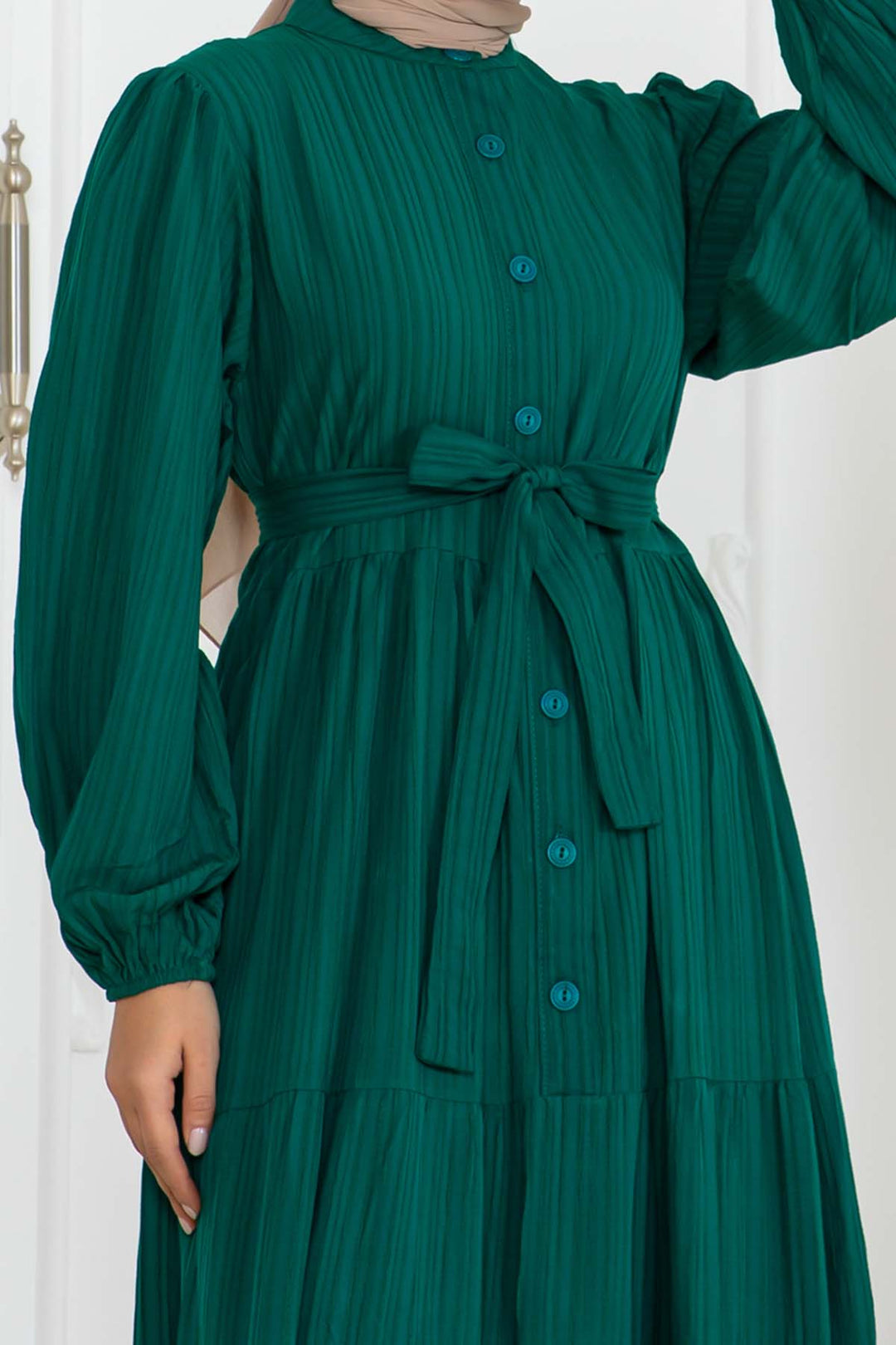 BNG Women Button Detailed Dress Emerald Green 2024 - Heroica Ciudad de Tlaxiaco