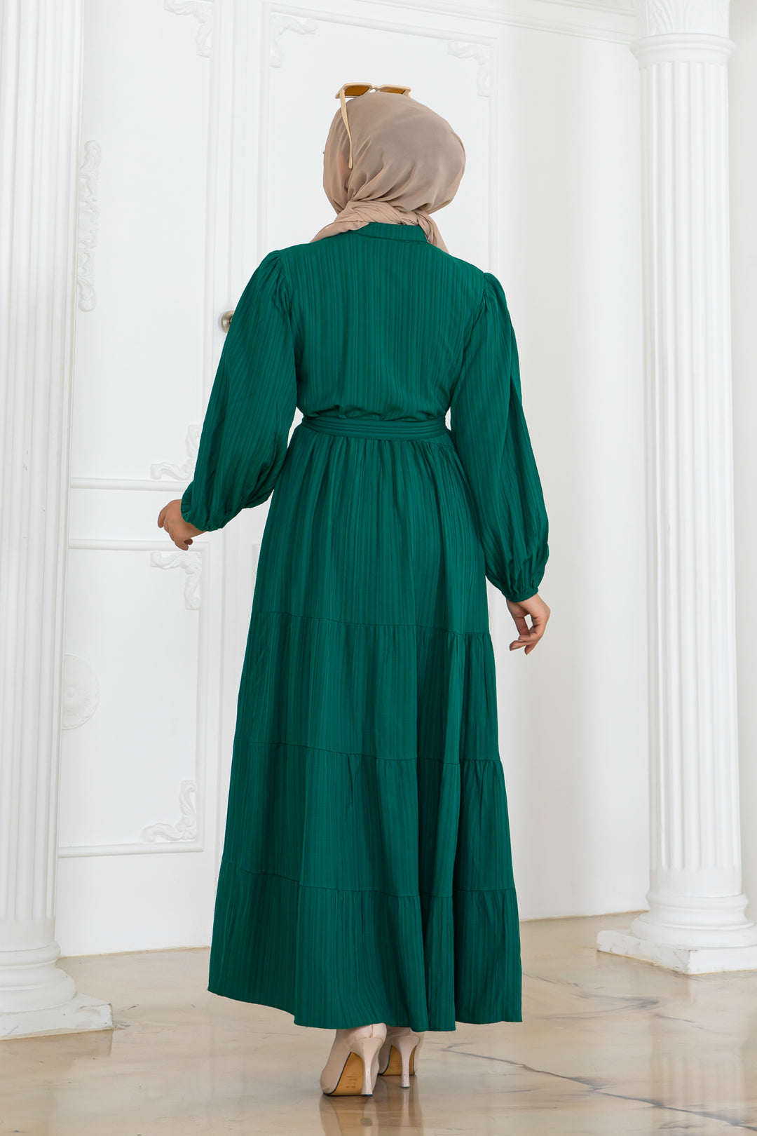 BNG Women Button Detailed Dress Emerald Green 2024 - Heroica Ciudad de Tlaxiaco