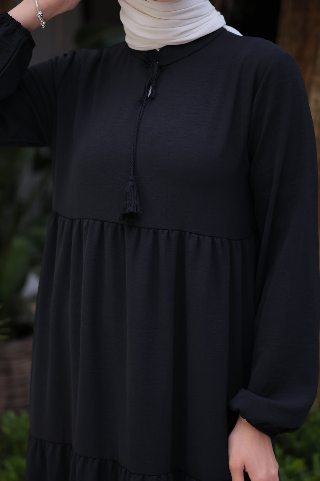 BNG Women Long Hijab Dress Black - Clermont